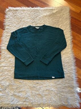 Orvis‎ Soft Modal/ Polyester Crewneck Sweatshirt in Teal Green